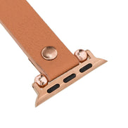 Lederarmbänder für Apple Watch – Ferro Roségold Trok-Stil 