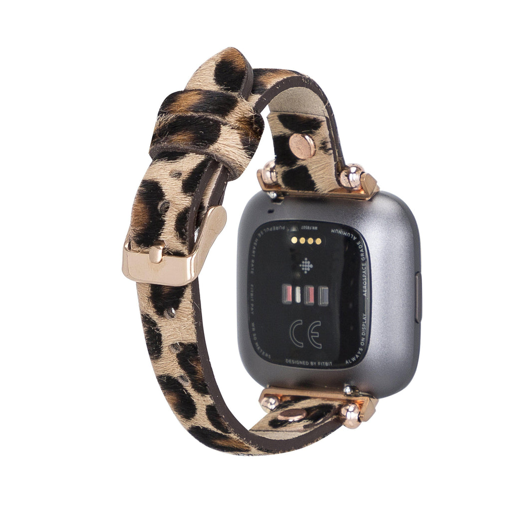 Fitbit-Armbänder aus Leder – Ferro Rose Trok-Stil