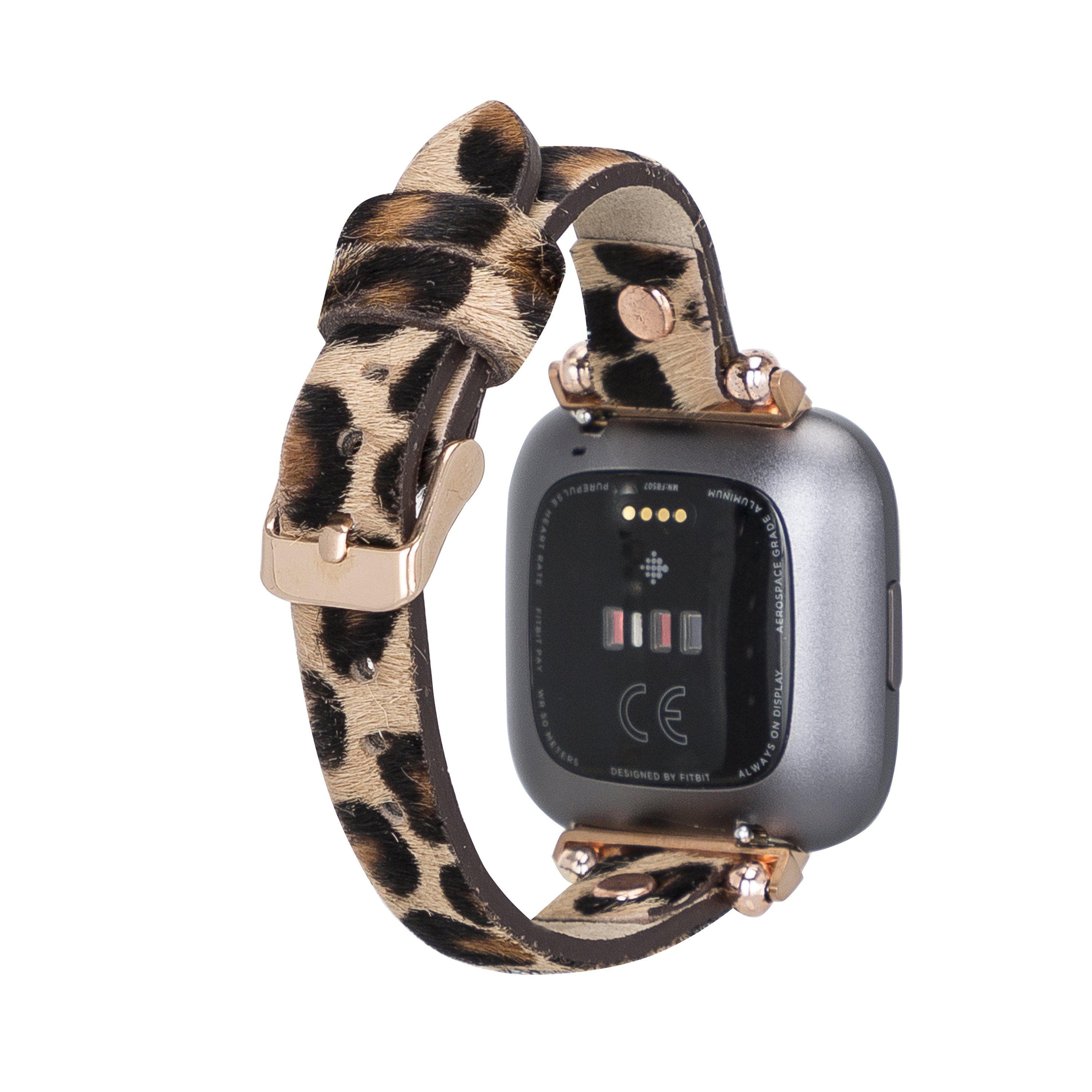 Fitbit-Armbänder aus Leder – Ferro Rose Trok-Stil