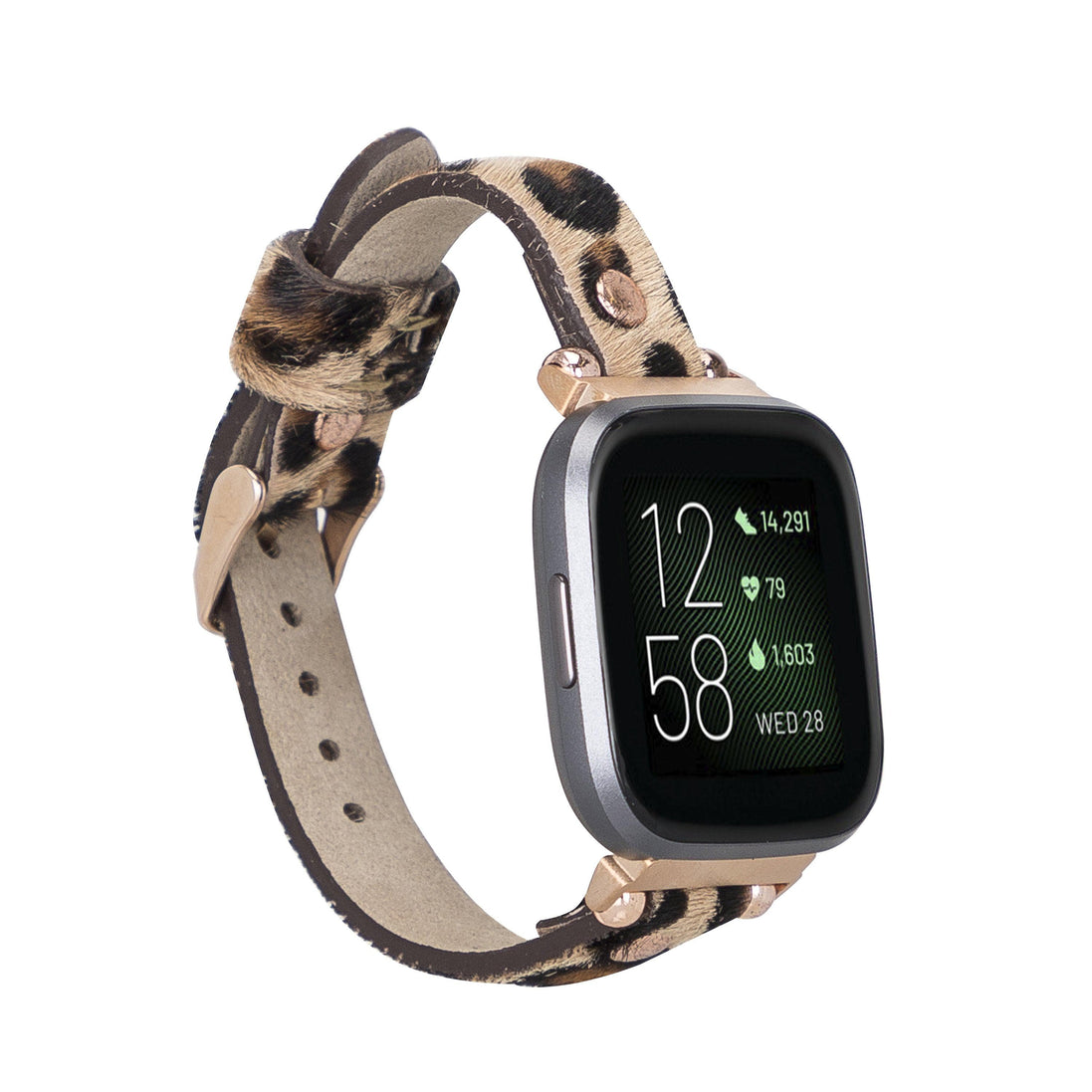 Fitbit-Armbänder aus Leder – Ferro Rose Trok-Stil