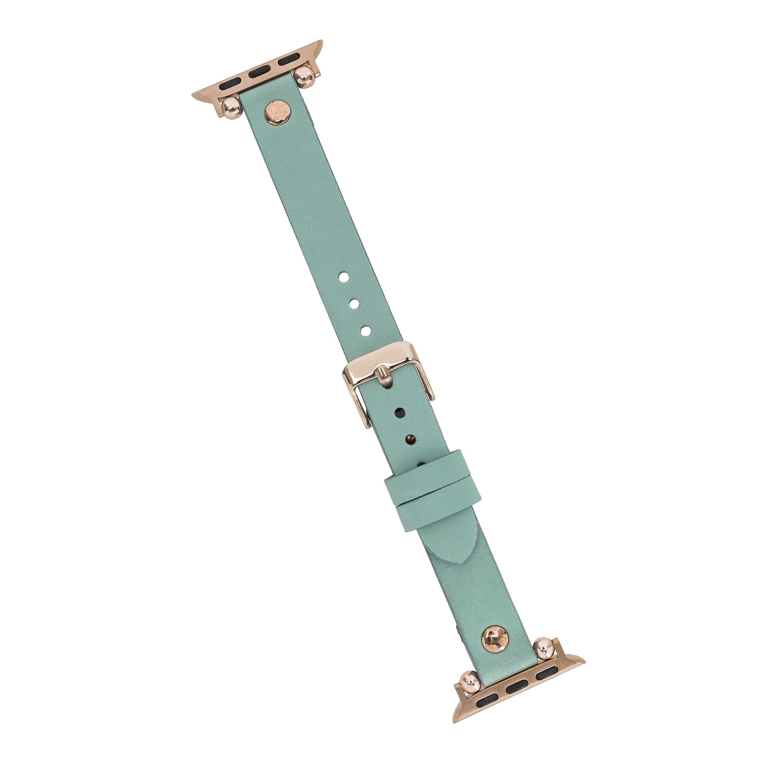 Lederarmbänder für Apple Watch – Ferro Roségold Trok-Stil 