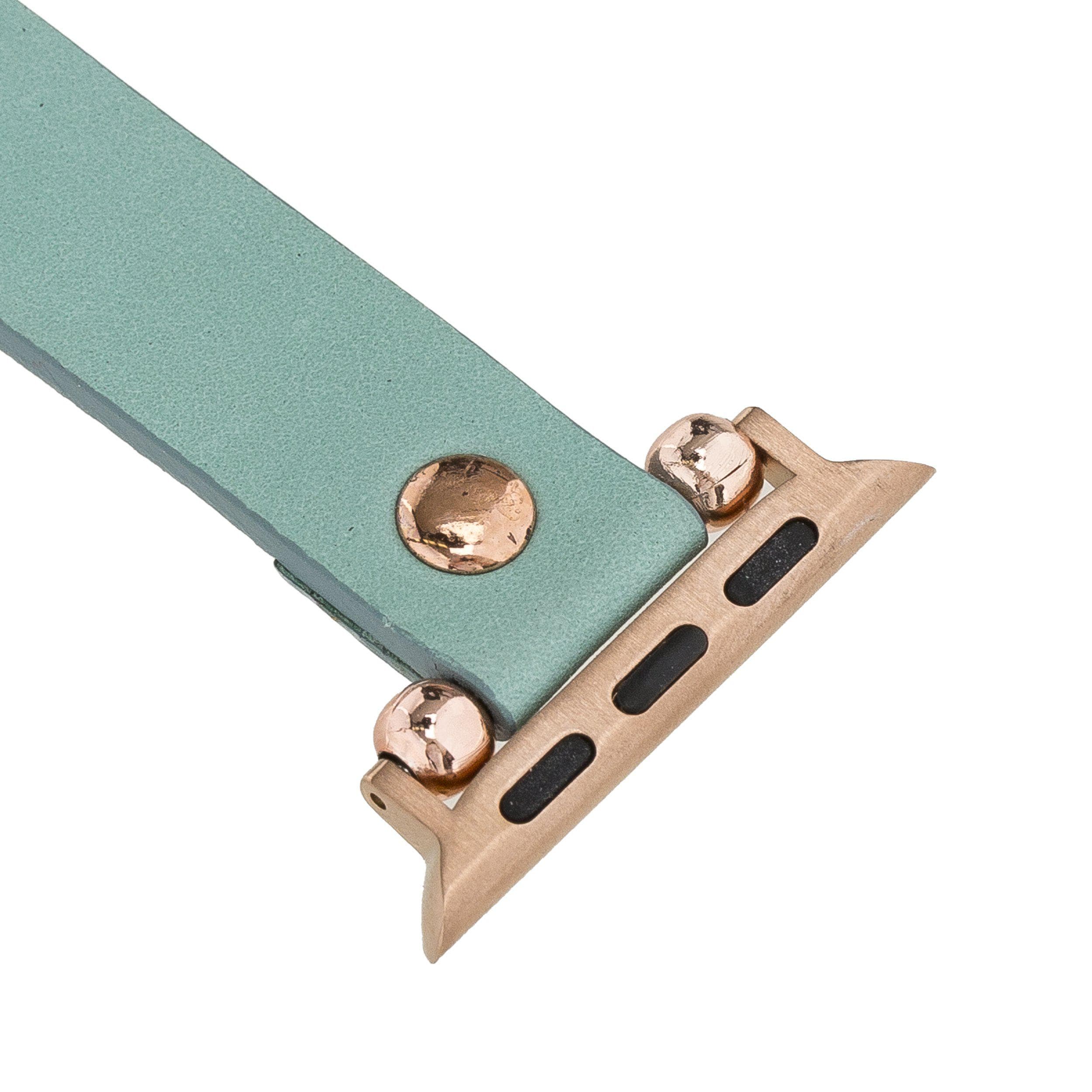 Fitbit-Armbänder aus Leder – Ferro Rose Trok-Stil