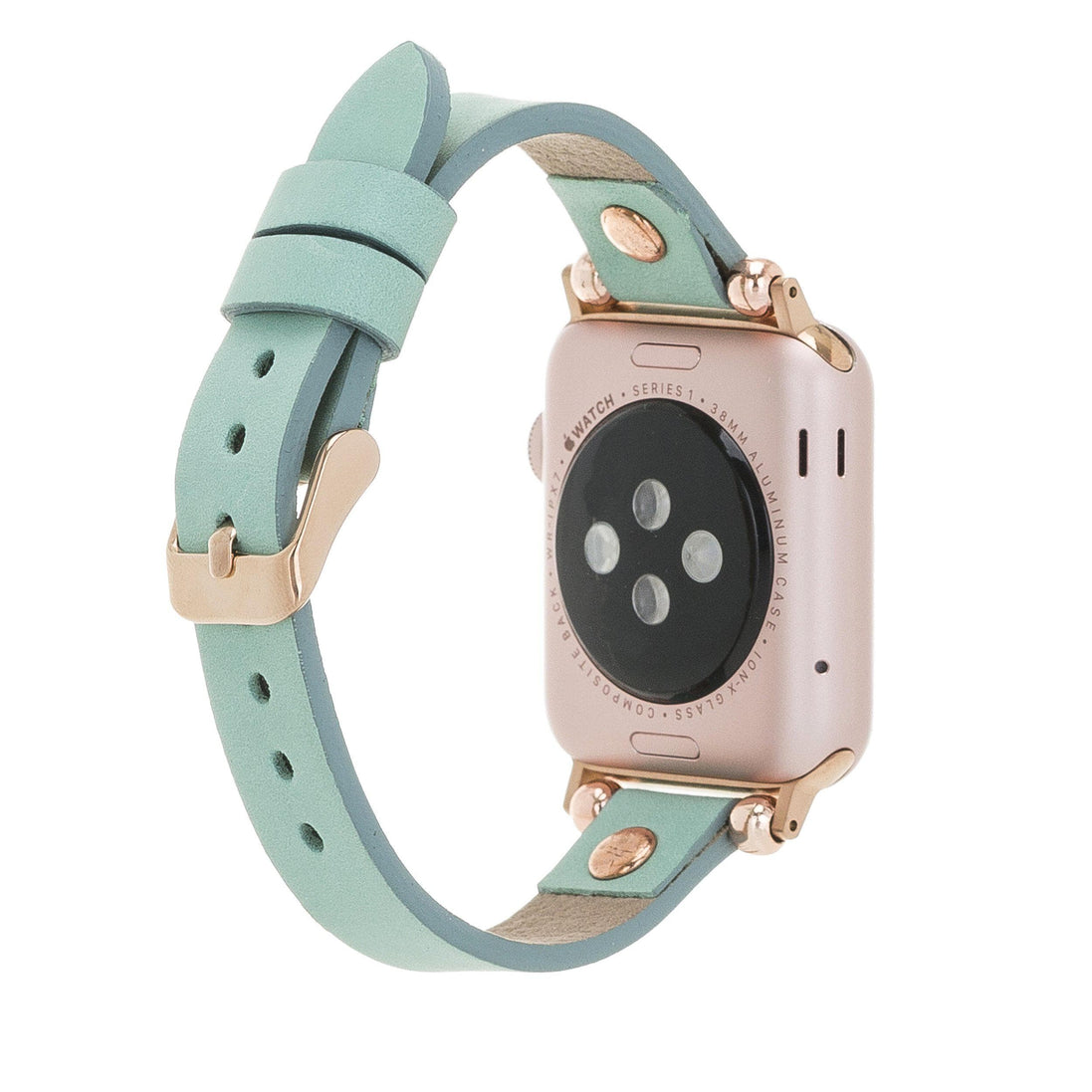 Lederarmbänder für Apple Watch – Ferro Roségold Trok-Stil 