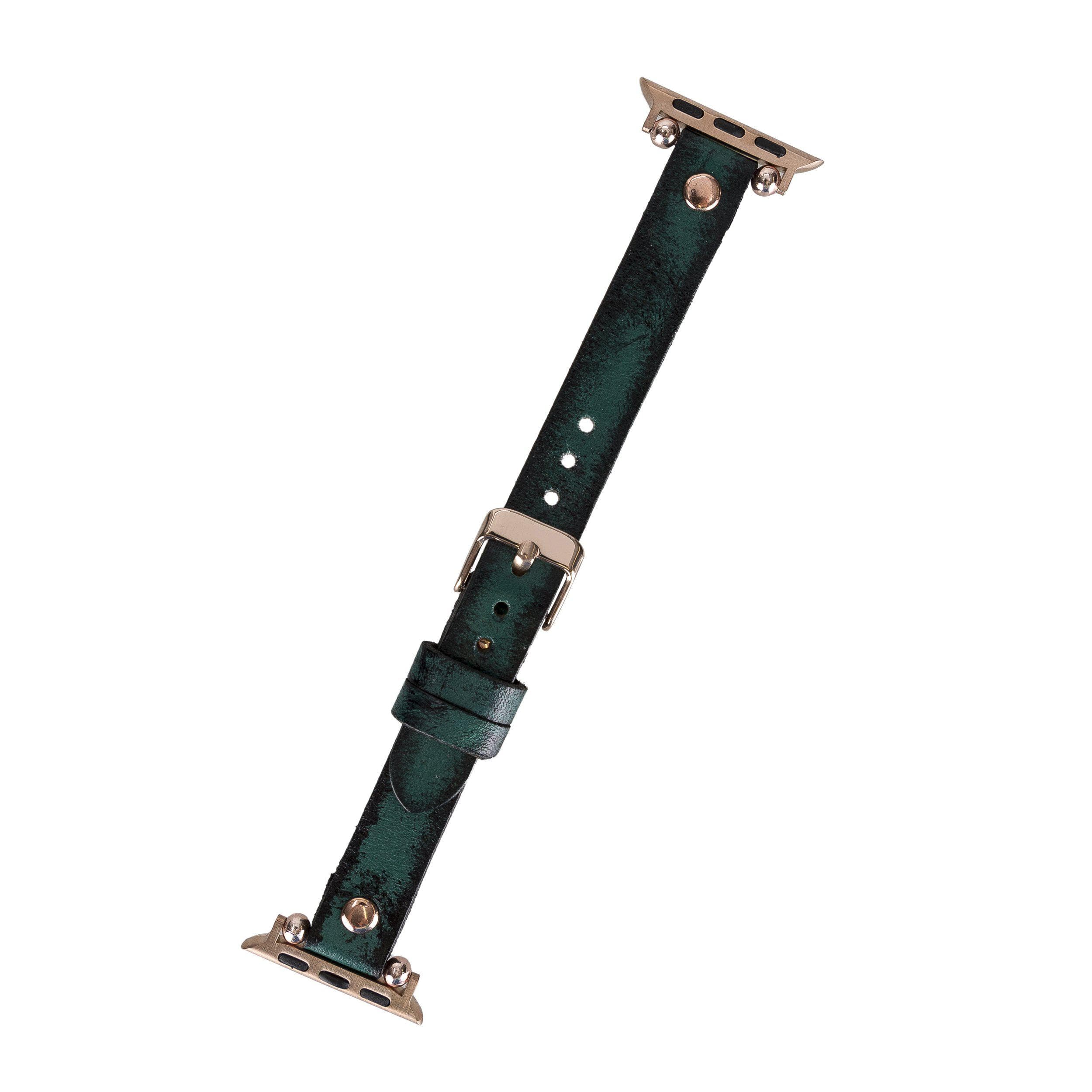 Lederarmbänder für Apple Watch – Ferro Roségold Trok-Stil 