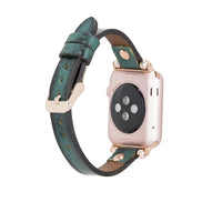 Lederarmbänder für Apple Watch – Ferro Roségold Trok-Stil 