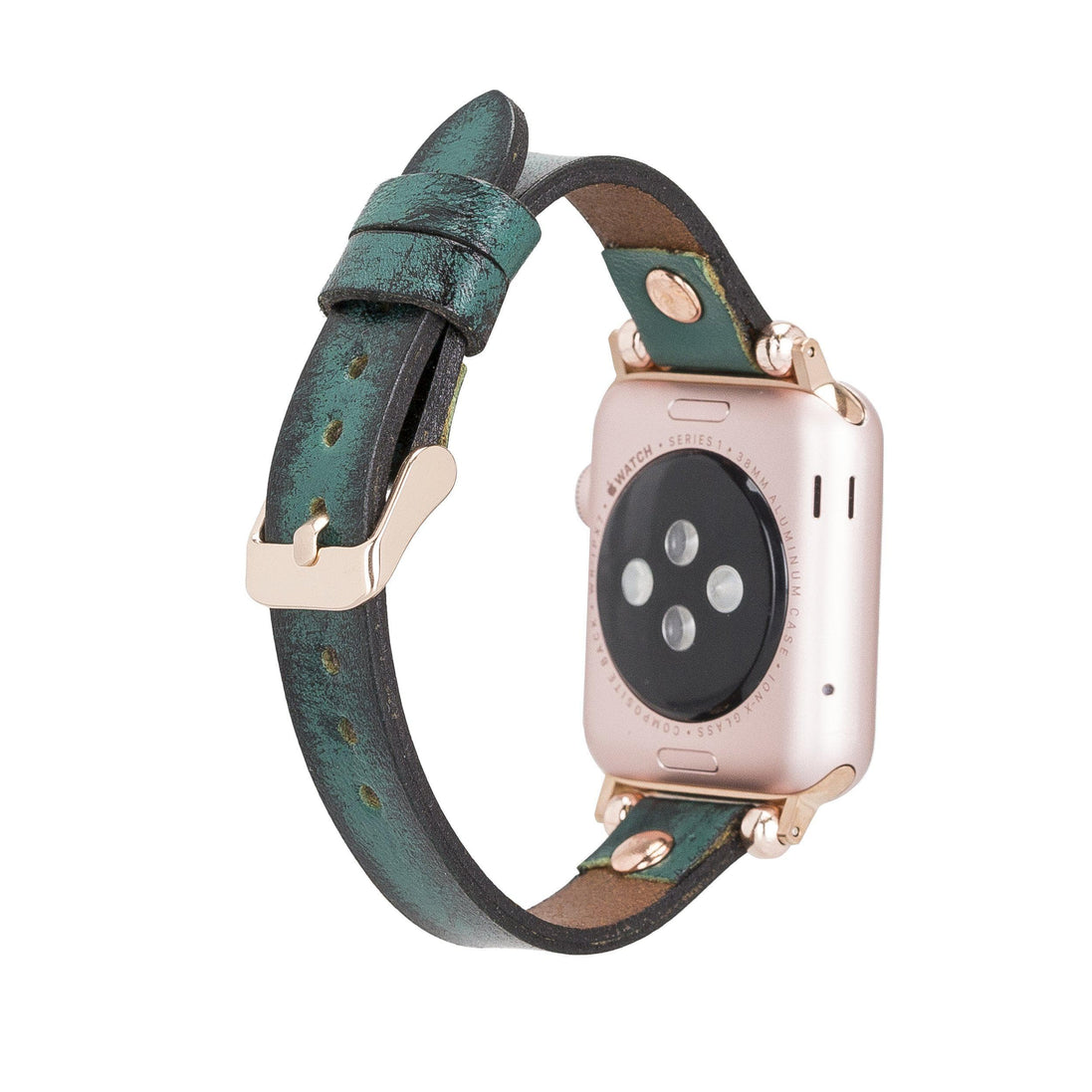 Lederarmbänder für Apple Watch – Ferro Roségold Trok-Stil 
