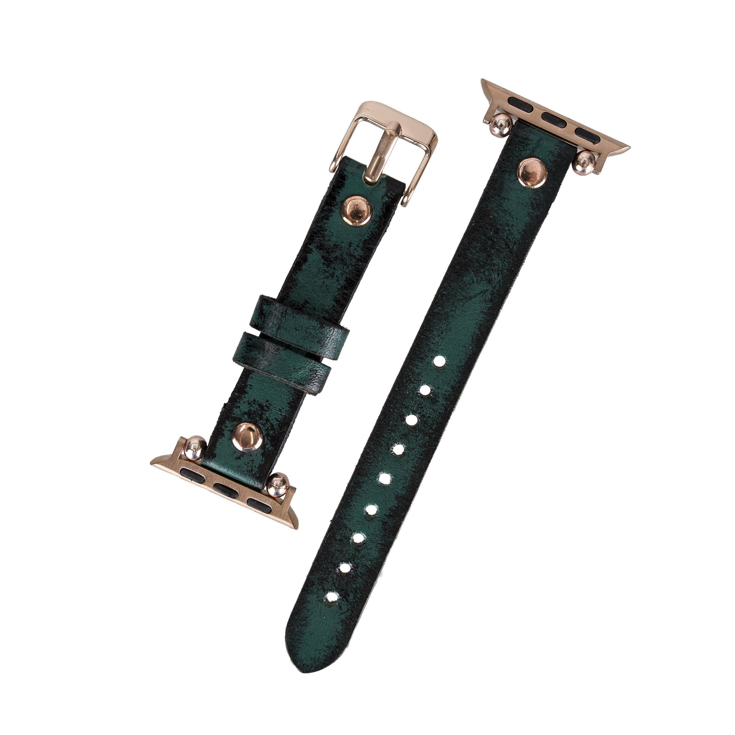 Fitbit-Armbänder aus Leder – Ferro Rose Trok-Stil