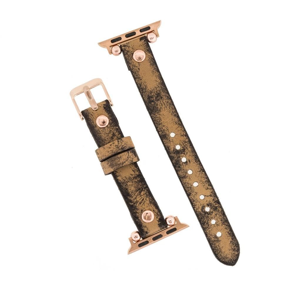 Fitbit-Armbänder aus Leder – Ferro Rose Trok-Stil