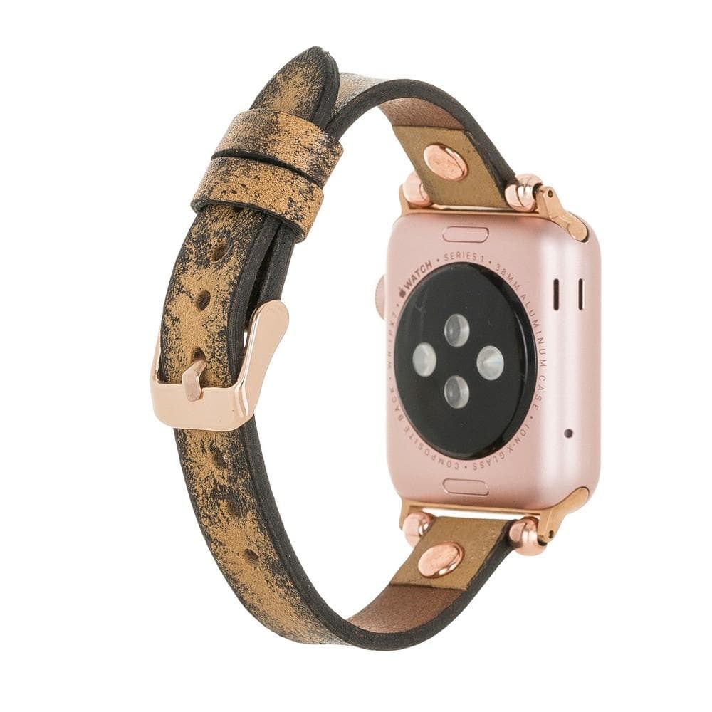 Fitbit-Armbänder aus Leder – Ferro Rose Trok-Stil