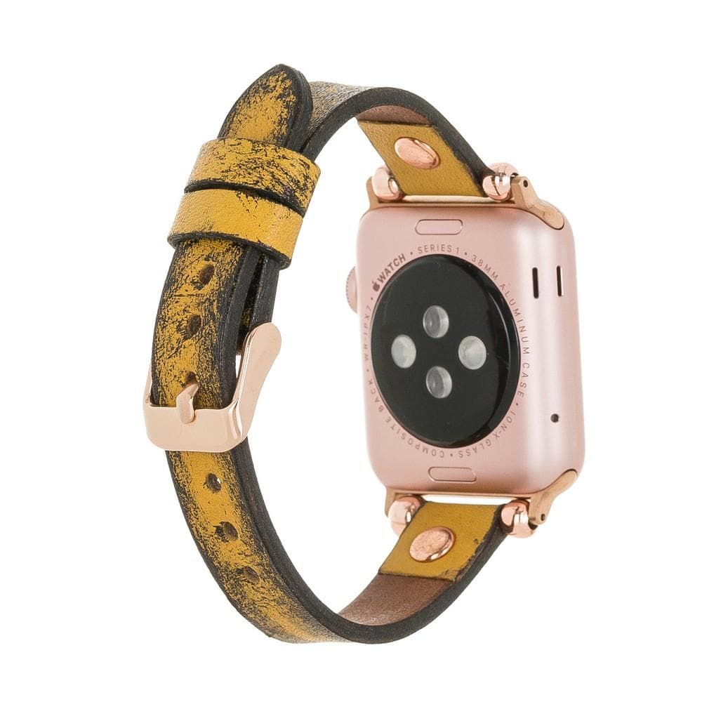 Fitbit-Armbänder aus Leder – Ferro Rose Trok-Stil