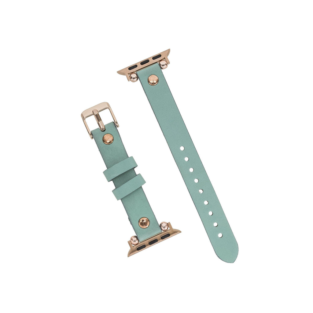 Lederarmbänder für Apple Watch – Ferro Roségold Trok-Stil 