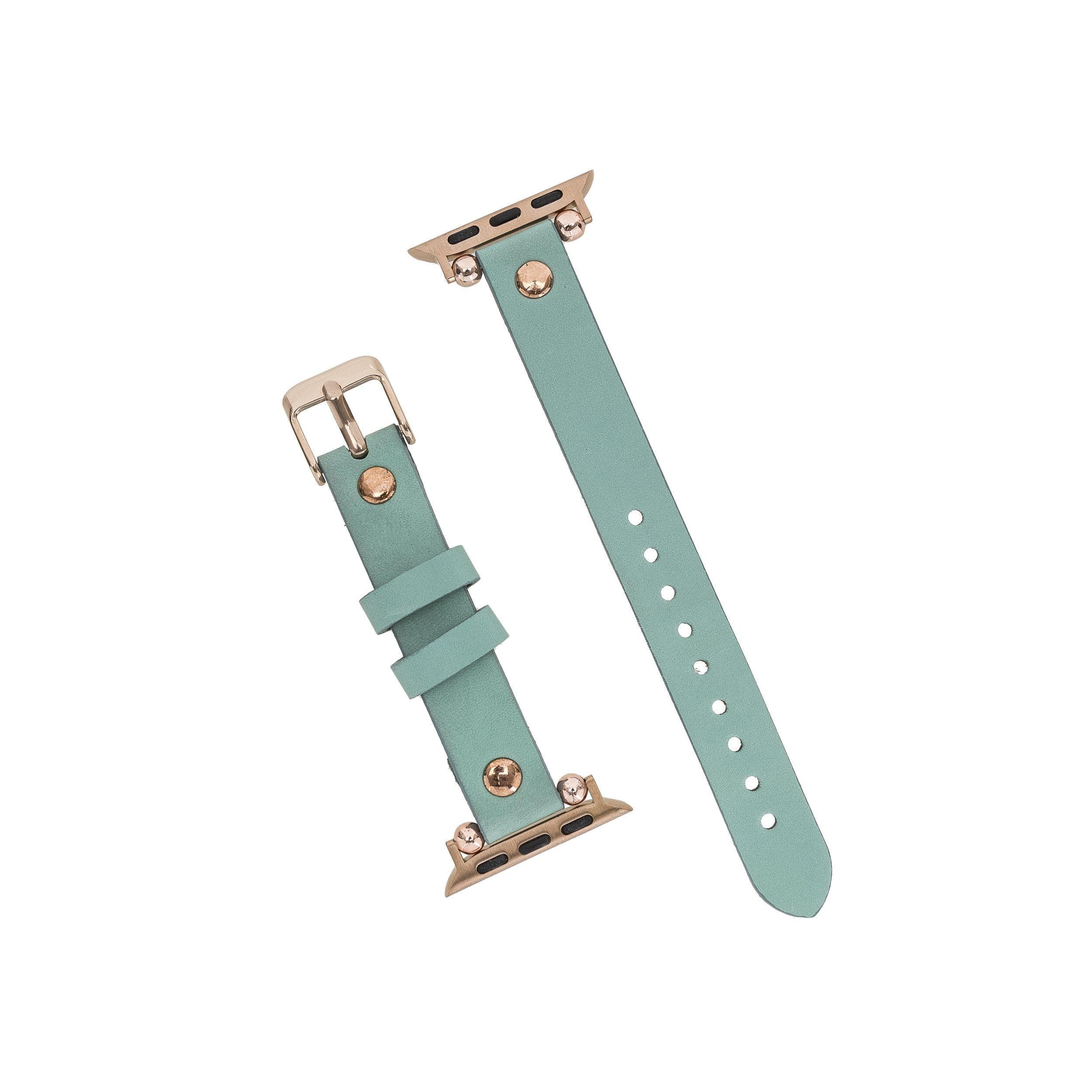Lederarmbänder für Apple Watch – Ferro Roségold Trok-Stil 