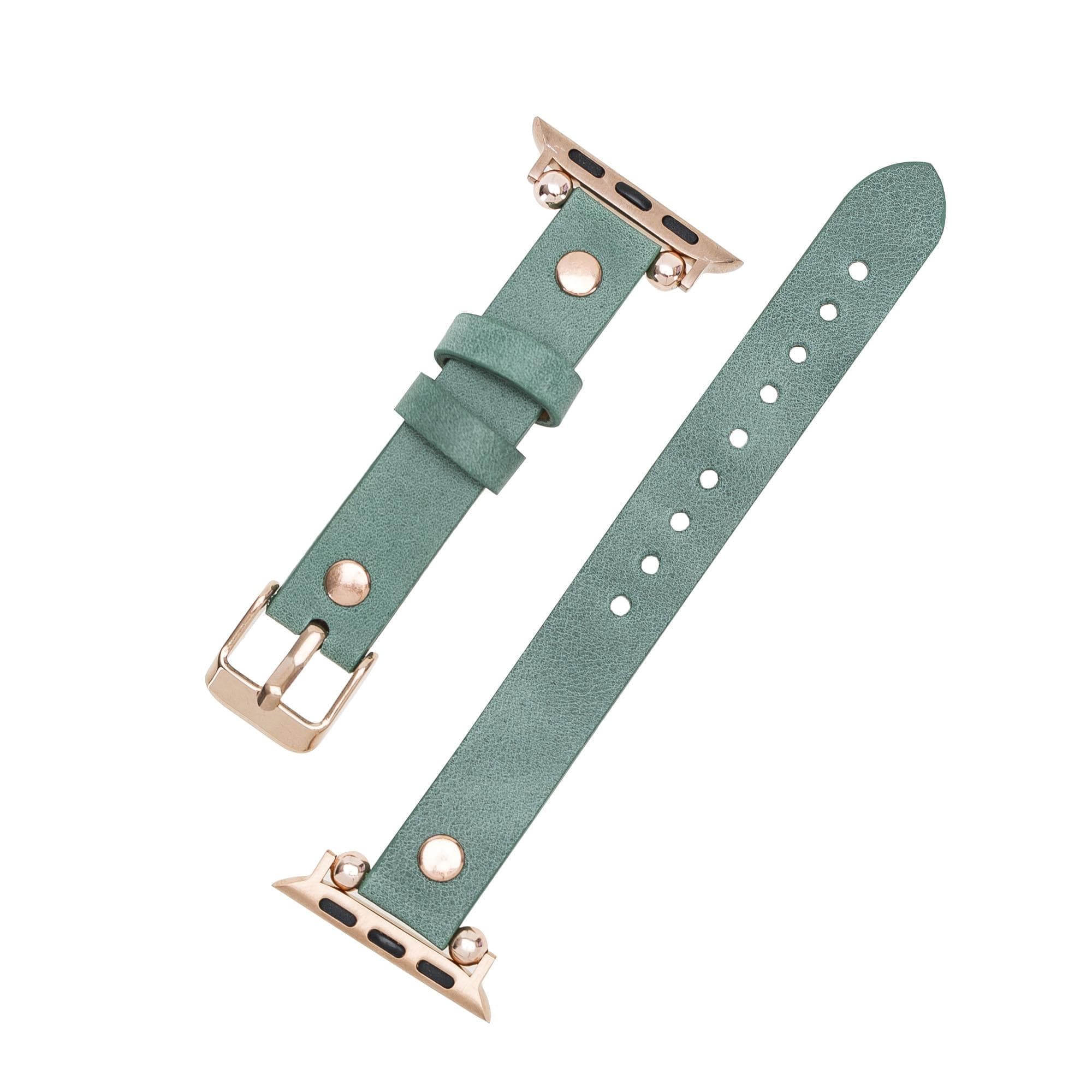 Fitbit-Armbänder aus Leder – Ferro Rose Trok-Stil