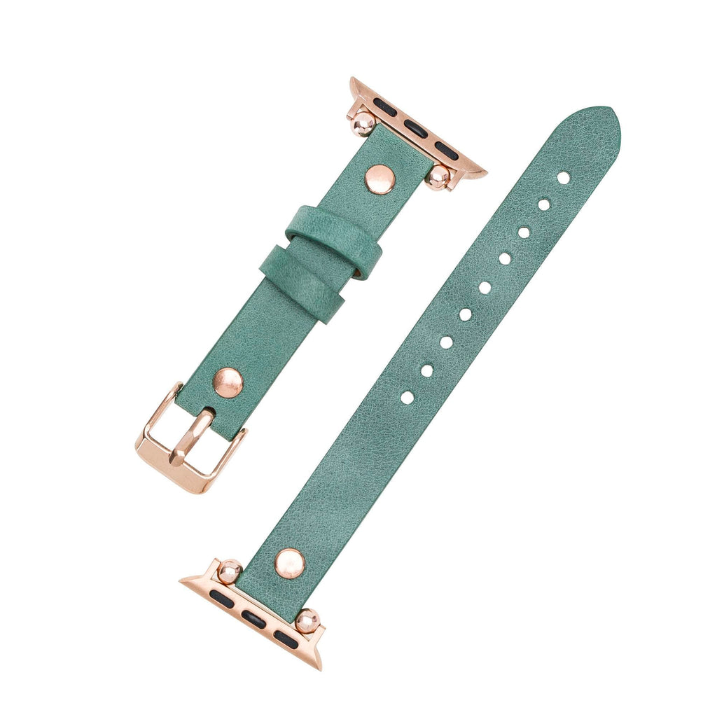 Lederarmbänder für Apple Watch – Ferro Roségold Trok-Stil 