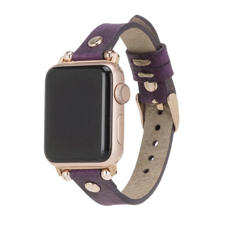 Lederarmbänder für Apple Watch – Ferro Roségold Trok-Stil 