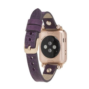 Lederarmbänder für Apple Watch – Ferro Roségold Trok-Stil 