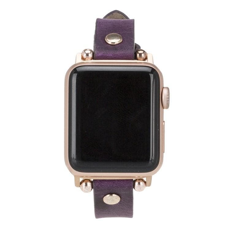 Lederarmbänder für Apple Watch – Ferro Roségold Trok-Stil 