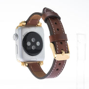 Lederarmbänder für Apple Watch – Ferro Seamy-Stil