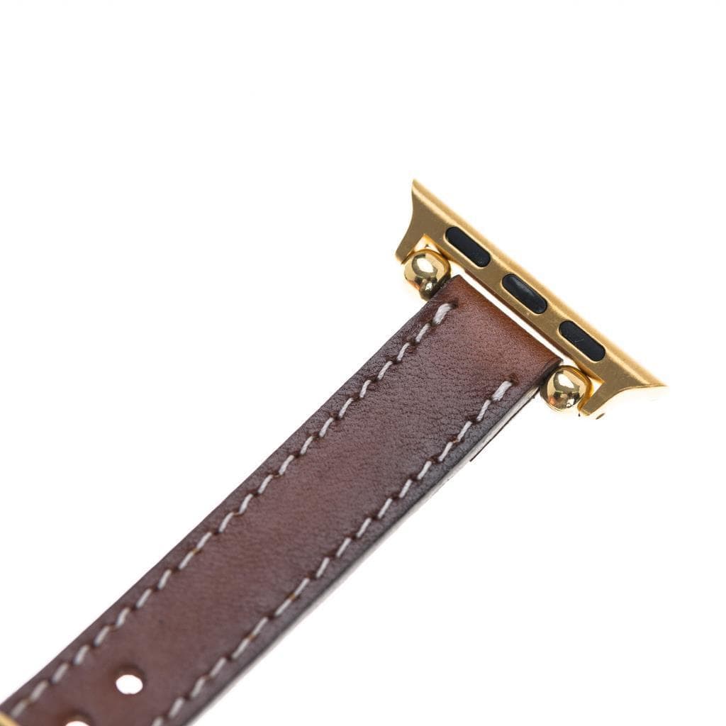 Lederarmbänder für Apple Watch – Ferro Seamy-Stil