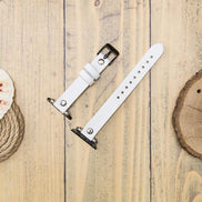 Lederarmbänder für Apple Watch – Ferro Silver Trok Style