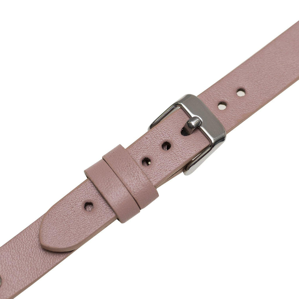 Lederarmbänder für Apple Watch – Ferro Silver Trok Style