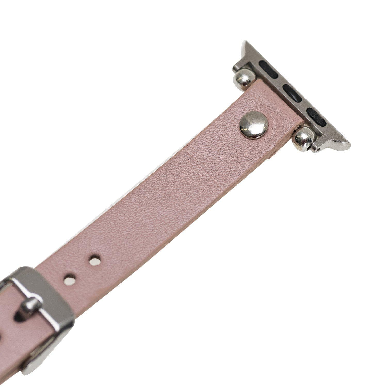 Lederarmbänder für Apple Watch – Ferro Silver Trok Style