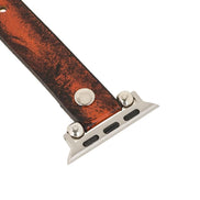 Lederarmbänder für Apple Watch – Ferro Silver Trok Style