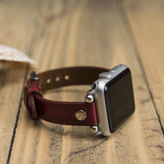 Lederarmbänder für Apple Watch – Ferro Silver Trok Style