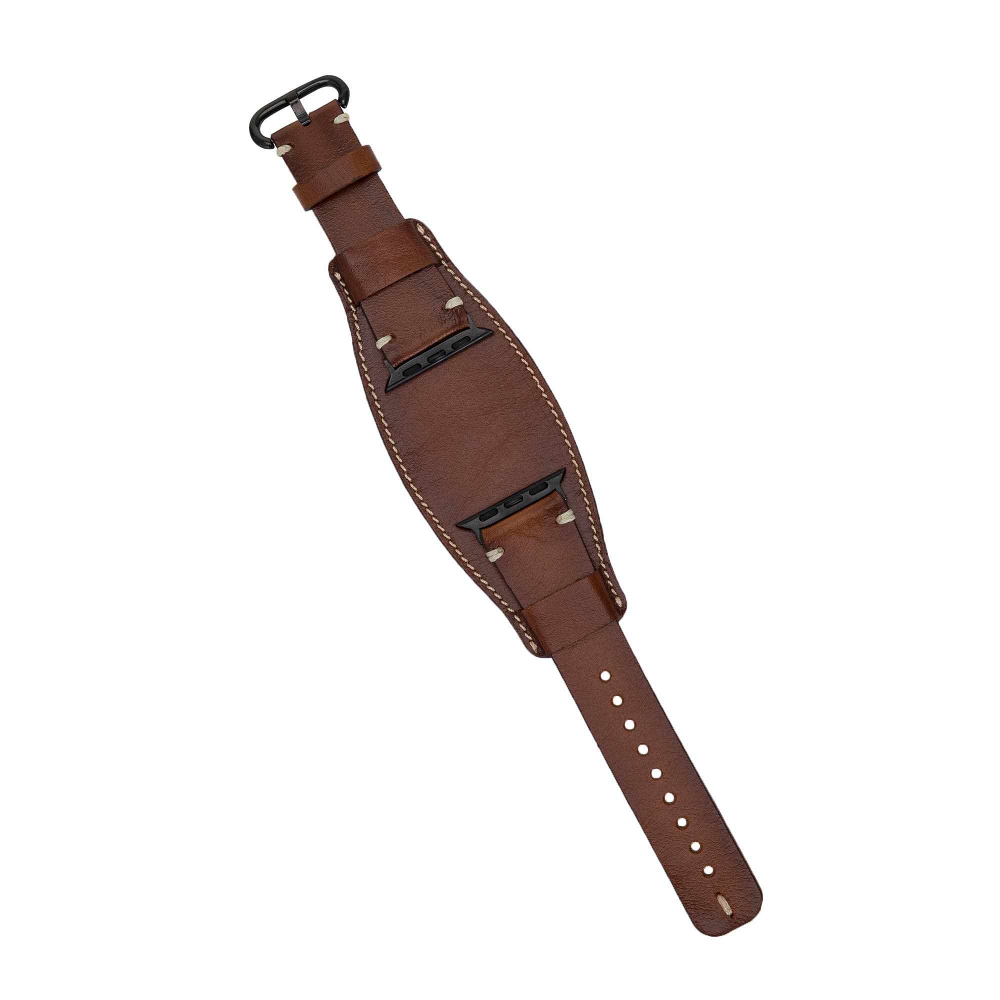Lederarmbänder für die Apple Watch – Pulsar-Manschettenarmband