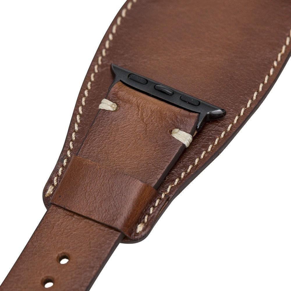 Lederarmbänder für die Apple Watch – Pulsar-Manschettenarmband
