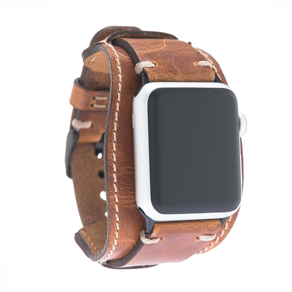 Lederarmbänder für die Apple Watch – Pulsar-Manschettenarmband