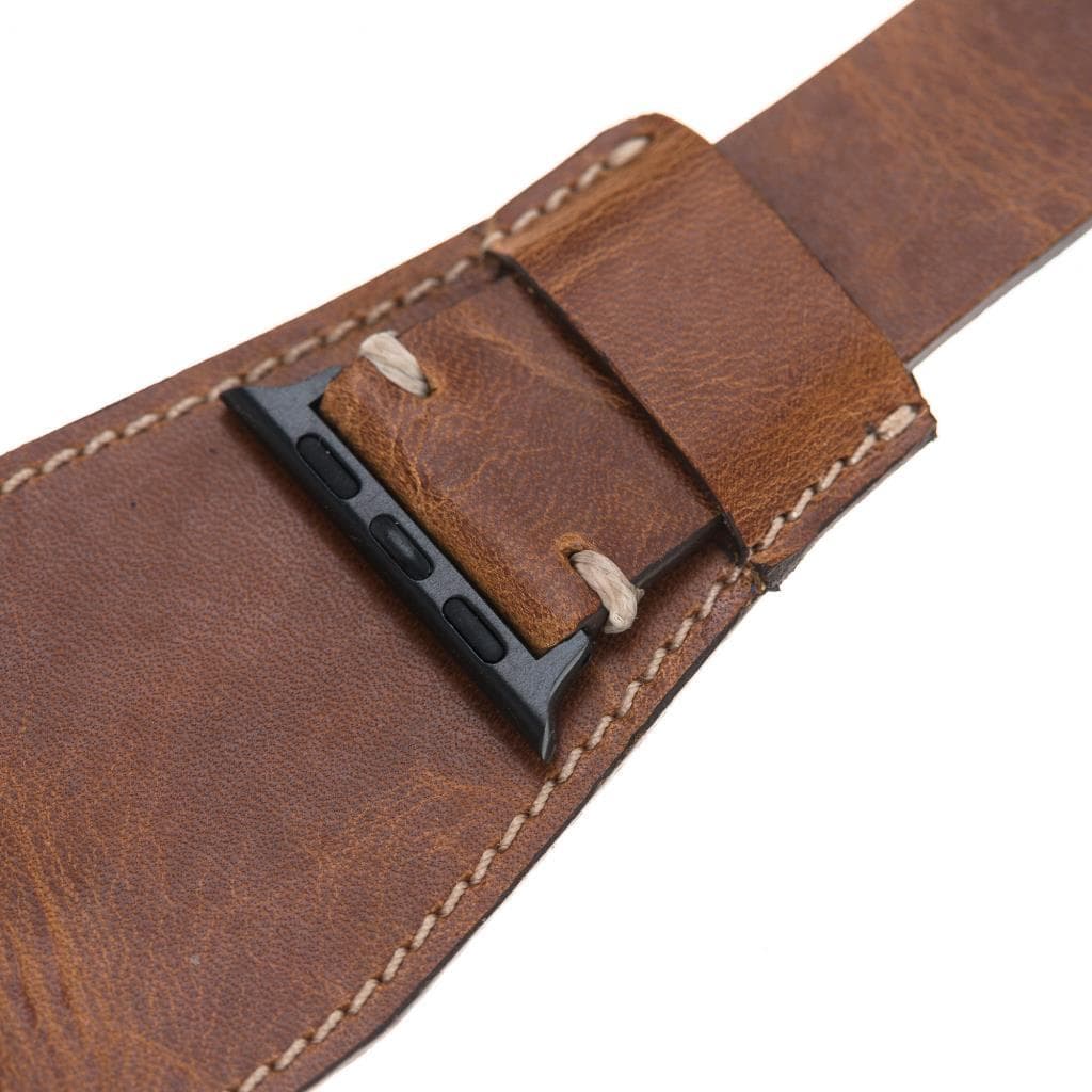 Lederarmbänder für die Apple Watch – Pulsar-Manschettenarmband