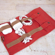 Genuine Leather Cable Organizer