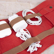 Genuine Leather Cable Organizer