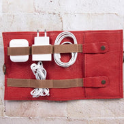 Genuine Leather Cable Organizer