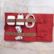 Genuine Leather Cable Organizer