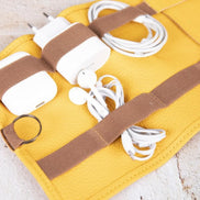 Genuine Leather Cable Organizer