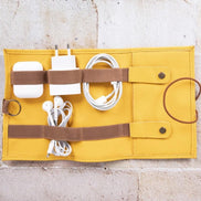 Genuine Leather Cable Organizer