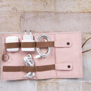 Genuine Leather Cable Organizer