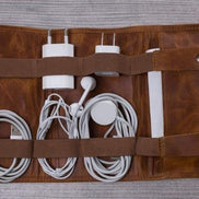 Genuine Leather Cable Organizer