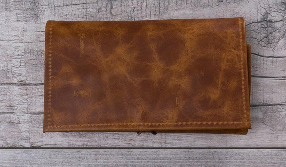 Kabelorganizer aus echtem Leder