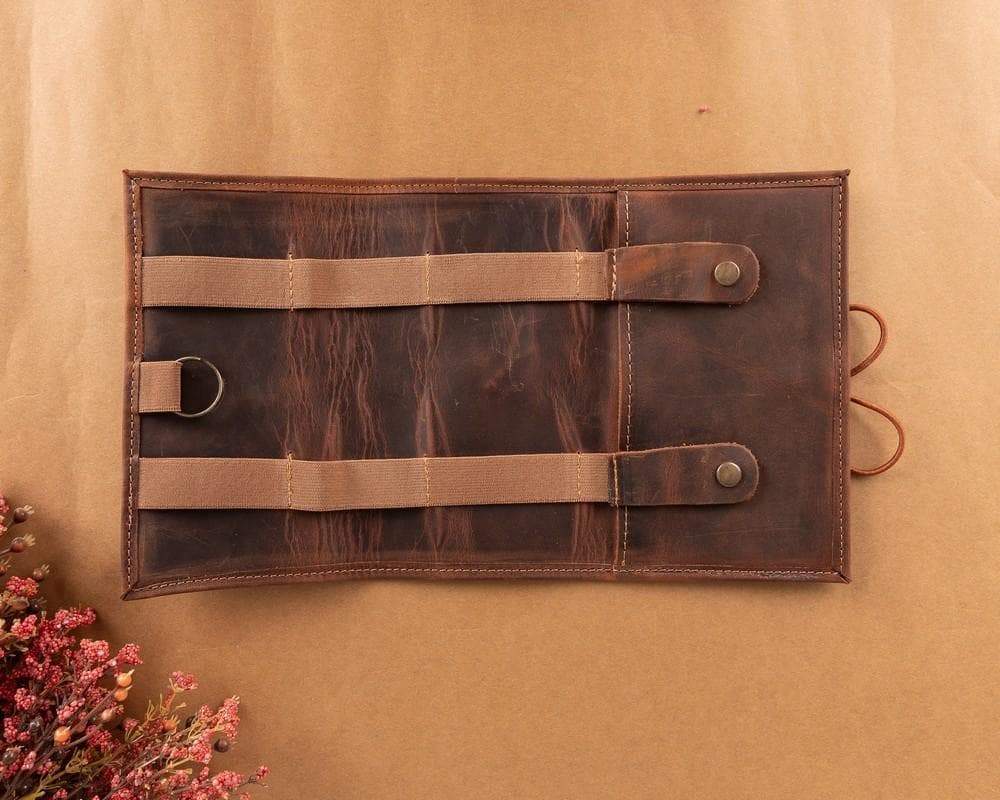 Kabelorganizer aus echtem Leder