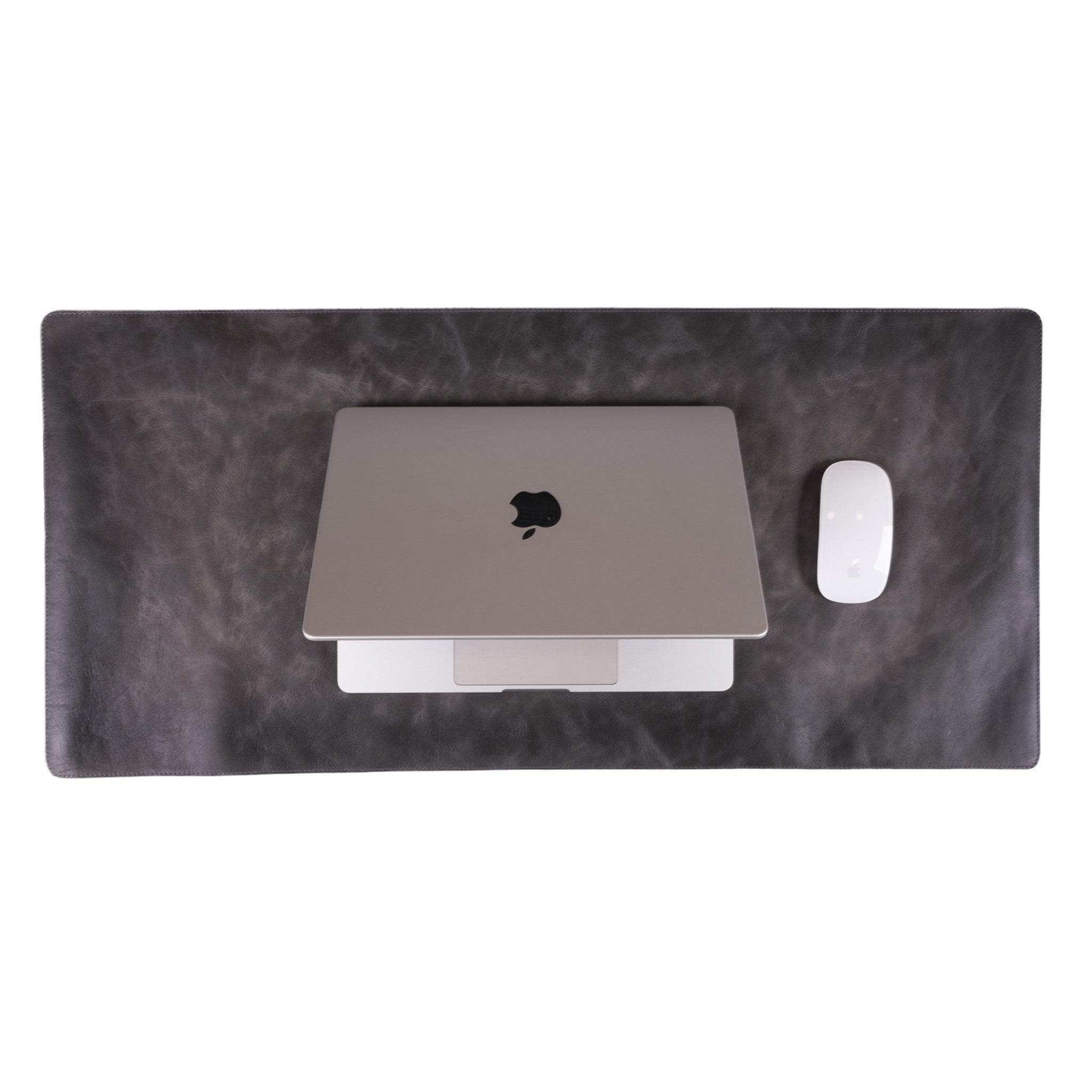 Schreibtischunterlage aus echtem Leder, 37 x 80