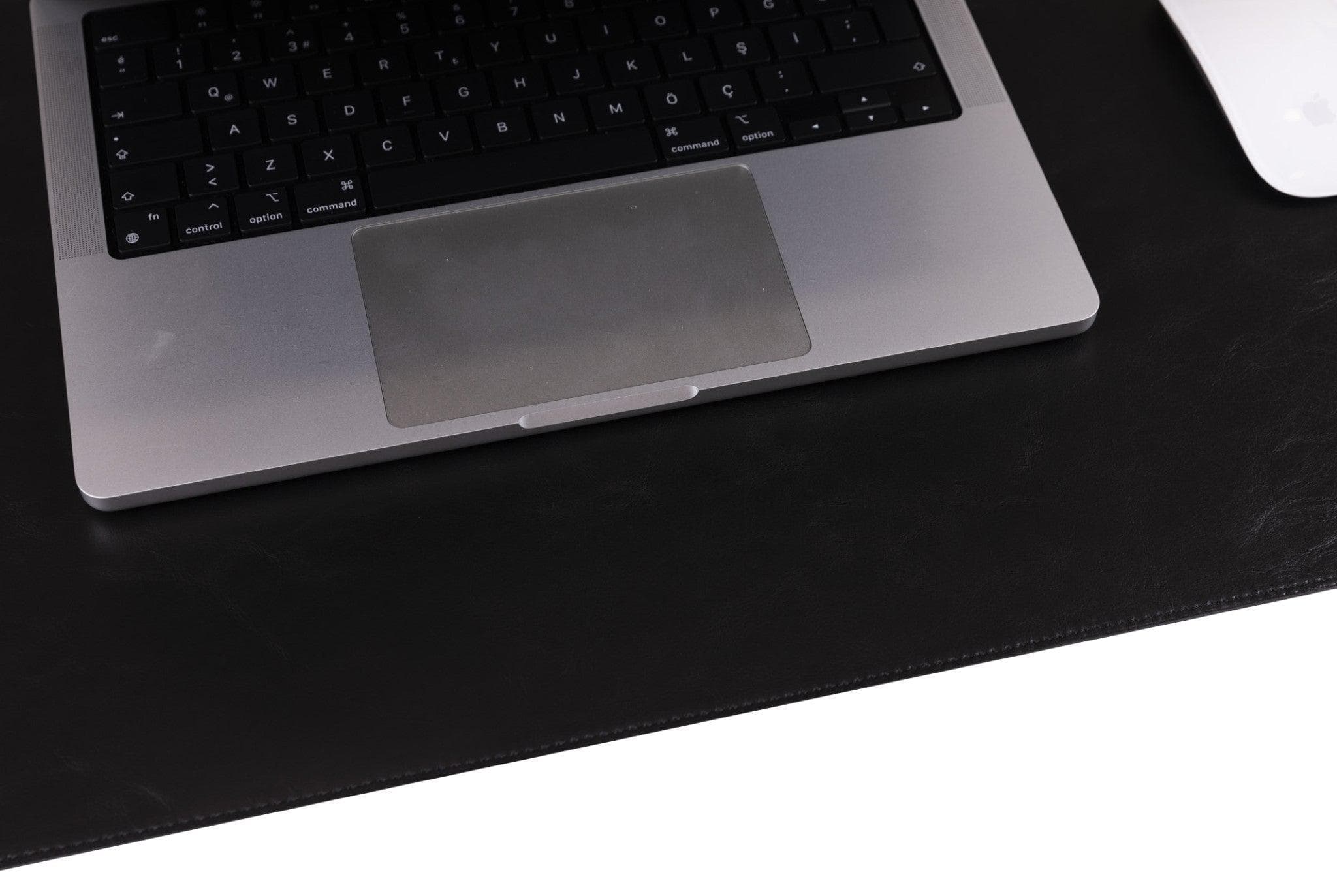 Schreibtischunterlage aus echtem Leder, 37 x 80