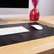 Schreibtischunterlage aus echtem Leder, 37 x 80