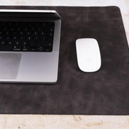 Schreibtischunterlage aus echtem Leder, 37 x 80