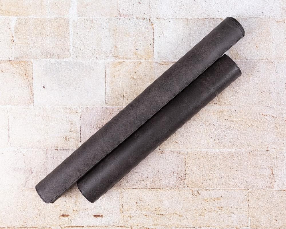 Schreibtischunterlage aus echtem Leder, 37 x 80