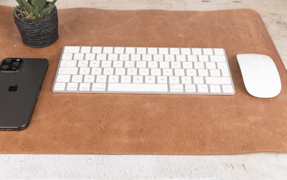 Genuine Leather Desk Mat 37x80