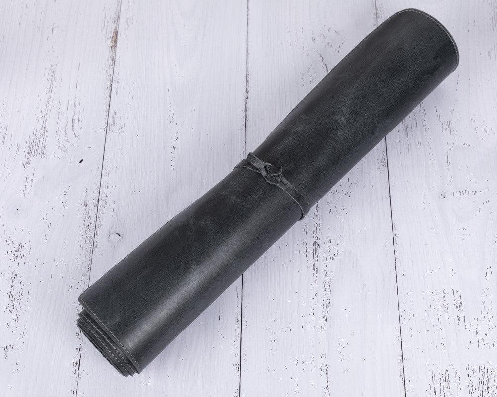 Schreibtischunterlage aus echtem Leder, 37 x 80