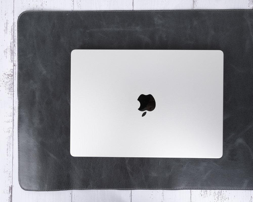 Schreibtischunterlage aus echtem Leder, 37 x 80